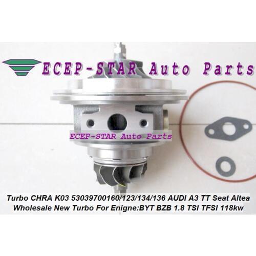 Turbo CHRA K03 53039880112 53039880123 06J145701RV 06J145701RX 06J145701JV 06J145701JX For Volkswagen VW Passat B6 1.8 TSI 2007