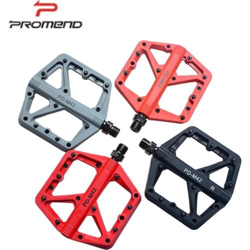 PROMEND MTB Bicycle Pedals Mountain Bike Pedal Nylon Wide DU + Bearings Riding Pedal