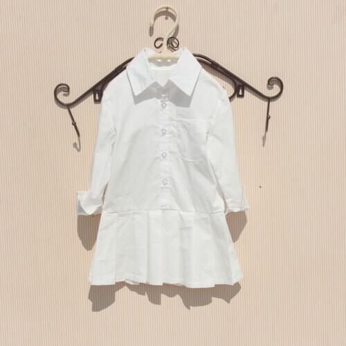2020 Spring Autumn Children Clothes Girls Dress Kids Dresses For Girls Clothes Cotton Long Sleeve Single-Breasted Dress Vestidos
