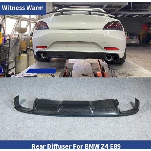Z4 E89 Carbon Fiber Rear Bumper Exhaust Diffuser Lip Spoiler for BMW E89 Z4 2009-2013 Car Styling