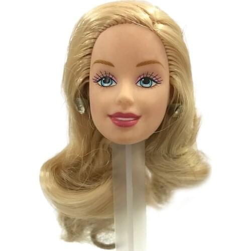 1 Pcs Fashion Golden Color Flawed Hair Doll For 1/6 Doll Accessories Limited Toys For Girl Doll Gift 343A