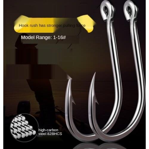 1000 Fish Hooks/batch Seawater Bright Tin Electroplated Fish Barb Hooks Sea Bass Fishing Tackle Fixture Head Pescal Hooks