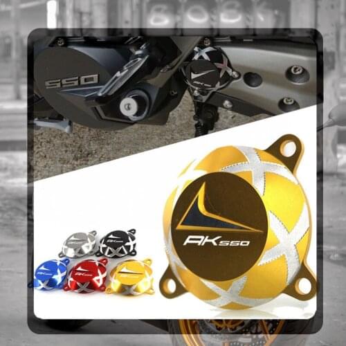 For KYMCO AK550 AK 550 2017 2018 2019 Motorcycle CNC Aluminum Frame Hole Cover Front Drive Shaft Cover Guard protector