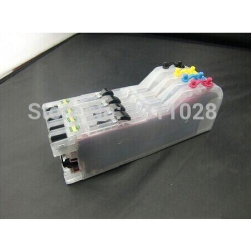 INK WAY NEW CHIPPED Long type refillable ink tank for LC113 LC117 LC115 with auto reset chips used for DCP-J4210N,MFC-J4510N