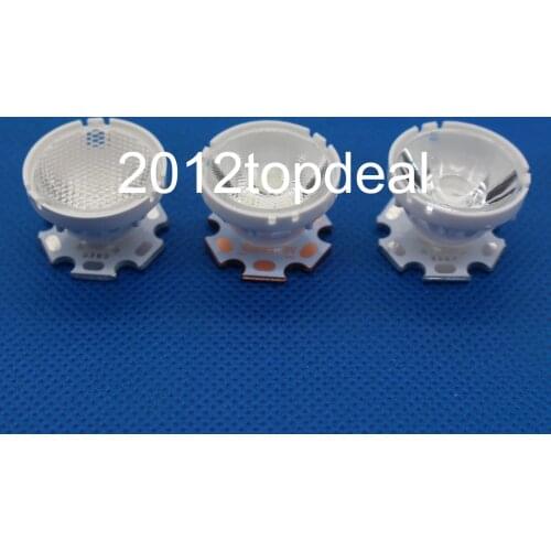 CREE XML LED XML2 LED XHP50 LED Lens 20mm white holder 10/25/45/60 degree LED LENS/Reflector Collimator