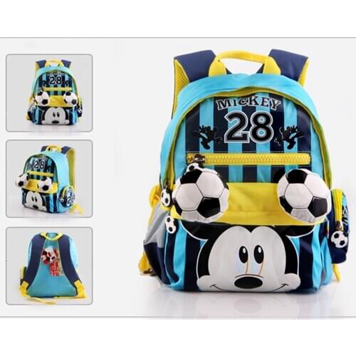 Disney Children Backpacks 3D Cartoon Girls Boys Kindergarten Schoolbag Kids Backpack Children Outdoor School Cute Book Bags