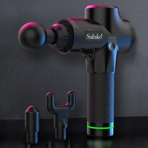 Massage Relaxation Fascia Gun Electric 30 Speeds LCD Touch Display Sport Fitness Body Muscle Stimulator Handheld Massager