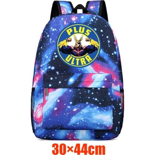 Anime My Hero Academia Canvas Backpack Casual Schoolbag Teenger Packsack High Quality Unisex Student Travel Laptop Bag