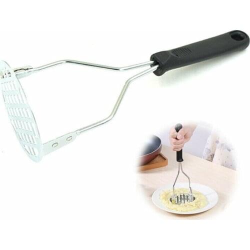 Potato Vegetable Masher Crush Kitchen Tool with Black Handle Sale