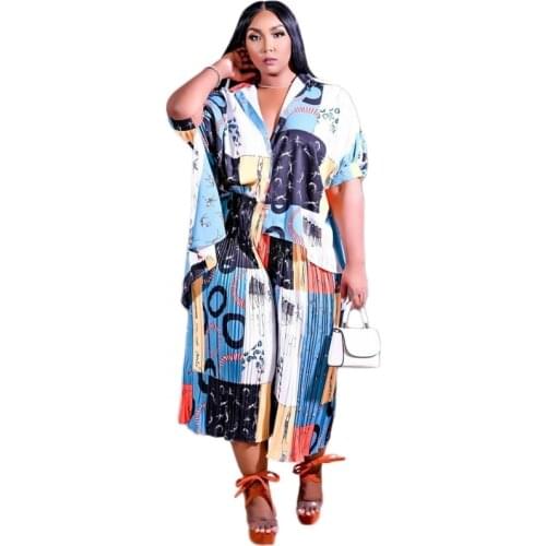 Two Piece Set African New Dashiki Fashion Letter Print Suit Top And Pants Super Elastic Party For Women Outfits Africa Clothes