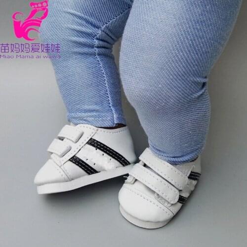 Suit for 43 Cm Baby Doll Casual Shoes Fits for 18 Inch Girl Doll Sport Shoes Toy Boots Doll Accessory