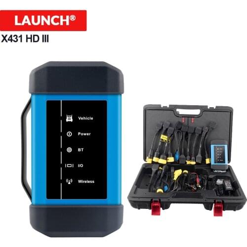 Launch X431 HD III 24V Truck full system diagnostic tool Heavy Duty work with X431 V+ X431 PRO3 PADII update online