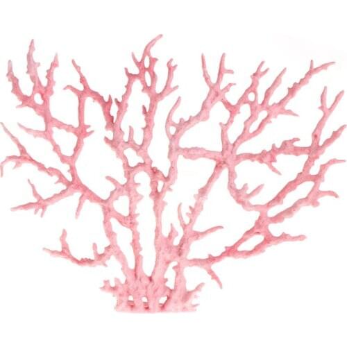 Hot! New Fish Tank Faux Artificial Aquarium Reef Coral Decoration Ornaments 2PC