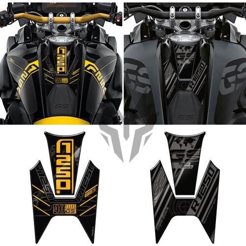 Motorcycle Sticker Decal Gas Oil Fuel Tank Pad Protector Case for BMW R1250GS 40 Years GS Triple Black 2020 2021