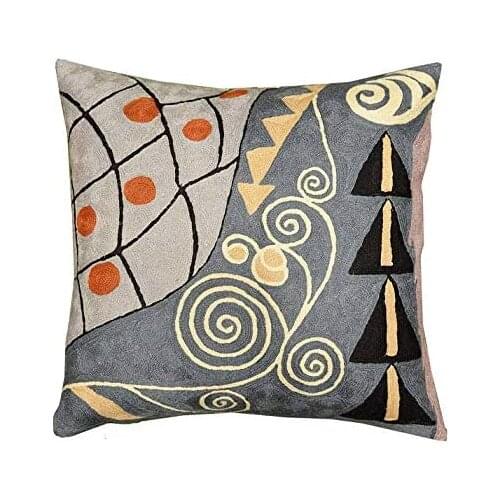 Lplpol Throw Pillow Cover Klimt Cushion Cover ExpectationBedroom Pillowcase 16 Inch Christmas Decorations