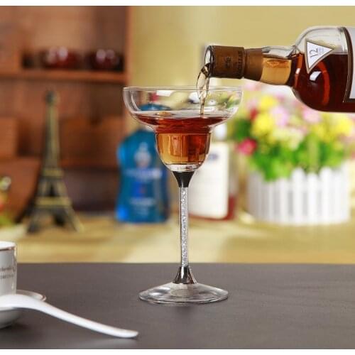 Oh Trend Cocktail Prikkers Party Glass Table Decorative Juice Glasses Sparkling Wine Cup Cocktail Bar Set Margarita Glass