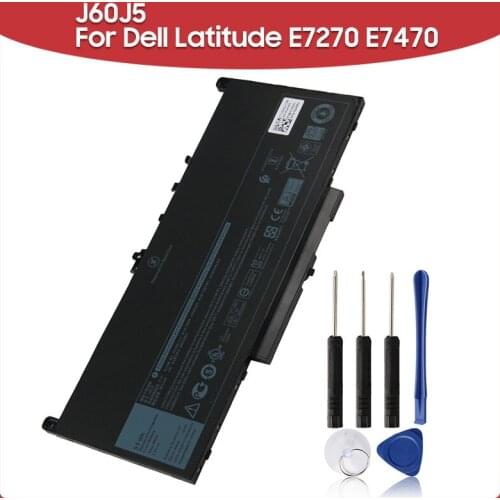 Original Replacement Battery J60J5 For Dell Latitude E7270 E7470 R1V85 MC34Y 0MC34Y 451-BBSX Laptop Batteries