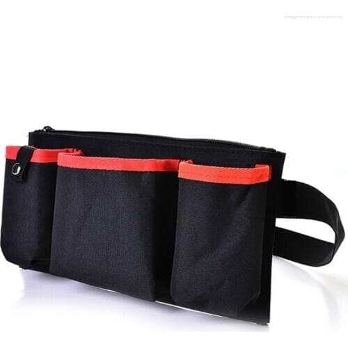 Portable Men Gardening Tool Waist Bag Fanny Pack Pouch Adjustable Belt Multi Pockets of Different Sizes and Depth