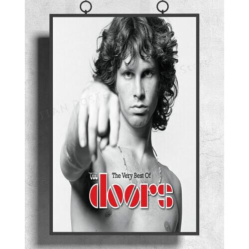 H342 Silk Poster Home Decoration The Doors American Rock Band Jim Morrison Album Wall Art Christmas Gift