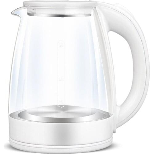Modern Heat Resistant Kettle Glass Transparent Portable Kettle Electric Hot Water Teapot Induction Metal Bouilloire Teapot EH50K