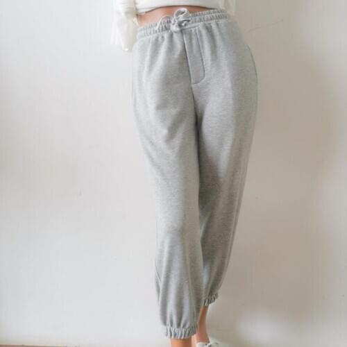 Sweatpants Women Autumn Casual Loose Harem Pants Solid Fashion Hip Hop High Waist Pants Baggy Trousers Joggers Women S-XXL