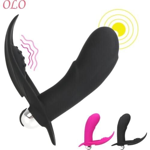 OLO Wearable Vibrator Dildo Vibrating Panties Vaginal Massage 10 Stimulation G Spot Clitoris Stimulator Sex Toys for Woman