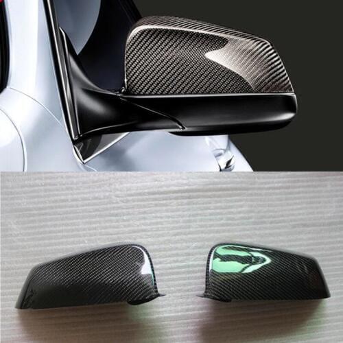 High quality For BMW 5 6 7 Series F07 F06 F12 F13 F01 100% Real Carbon Fiber Rear View Mirror Cover Side Mirror Caps car styling
