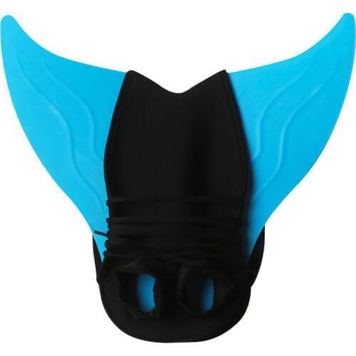 Adult Kids Swimming Fins Child Training Flipper Monofin Mermaid Swim Fin Swimming Foot Flipper Diving Feet Tail Monofin B32188CH