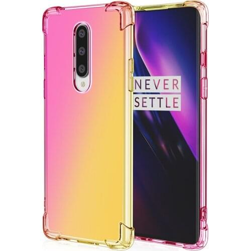 10pcs Air Cushion Corner Case Gradient Colorful Soft TPU Shockproof Cover For Xiaomi Mi 11 Ultra 10i 10S Note 10 Pro 10T Lite