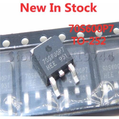10PCS/LOT 70S600P7 IPD70R600P7S SMD TO-252 MOS field effect tube 700V 20.5A In Stock NEW original IC
