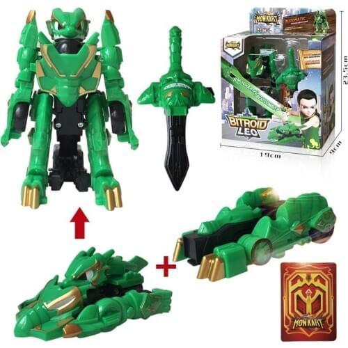 2020New Vasper Dante Robot Car Toys for Kids Christmas GiftMonkart Transformation Bitroid Draka Zero Rarrken Leo Moncha Pixie