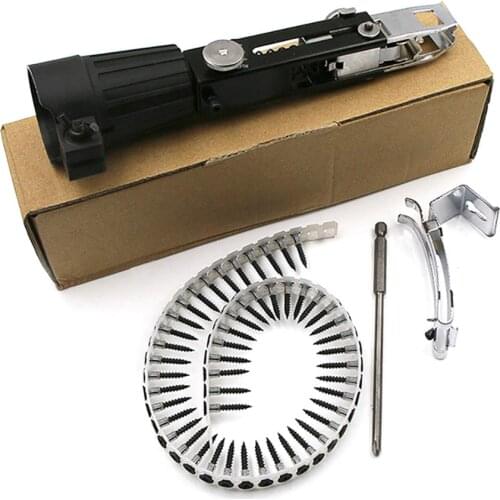 Chain Nail Gun Adapter Automatic Screw Spike Electric Drill Screwd Woodworking Tool Electric Chain Belt Nail Screw Gun Tool