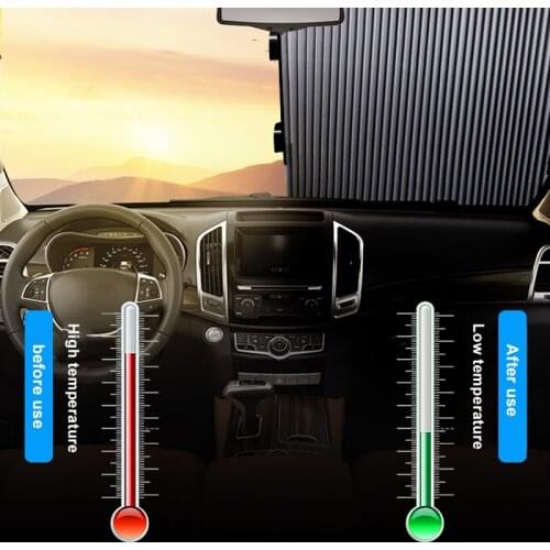Car Sunshade Protector Foldable Auto Parasol Front&Rear Window Sun Visor Winshield Sun Shade Protection Covers Automotive Goods