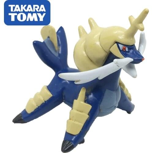 TOMY Anime Figure Pokemon Go Elf MC BW Emboar Samurott Serperior Doll Collections For Children Gifts