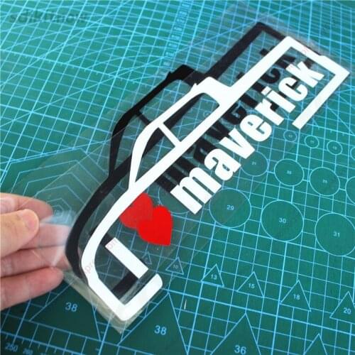 I love my car Decal Funny Creative Sticker Auto Styling Door Window Decoration For Ford Maverick Accessories