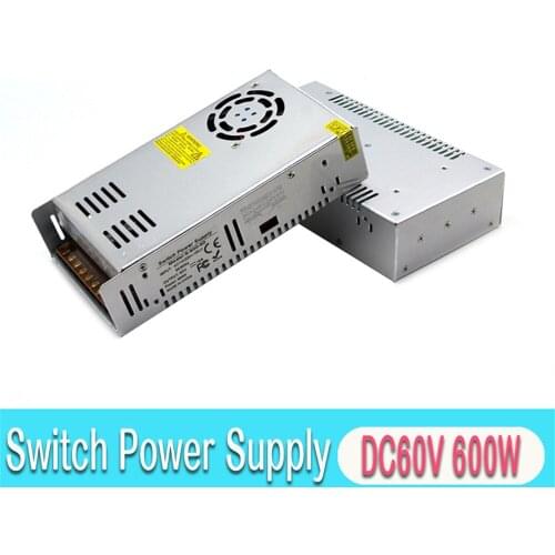 DC Power Supply 12V 18V 24V 30V 36V 42V 48V 60V 600W Led Driver Light Transformers 220V 110V AC-DC SMPS For CCTV Lamp CNC Router