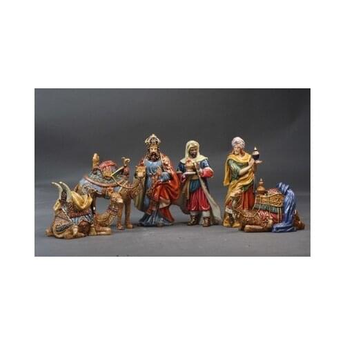 Ceramic Crafts Three Wise Mens and Three Camels Christmas Gifts Home Decoration