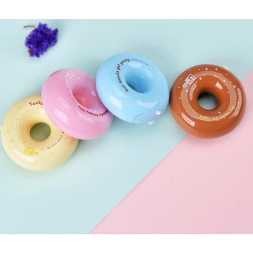 Cute Donut Shape Push Modifies Correction Tape Student School Office Stationery