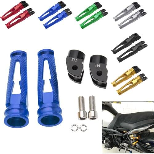 Motorcycle Aluminum Rear Foot Peg Passenger Footrest For Triumph Speed Triple Tiger 1050 DAYTONA 675
