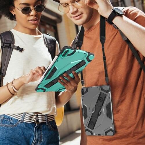 Shockproof Armor TPU+PC Portable Hand Strap Stand Tablet Cover For Huawei Matepad Pro 10.8 inch Protective Case