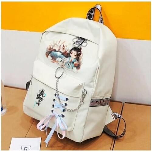 Grandmaster of Demonic Cultivation Cosplay Backpack Mo Dao Zu Shi Lan Wangji Wei Wuxian School Shoulder Bags Gift