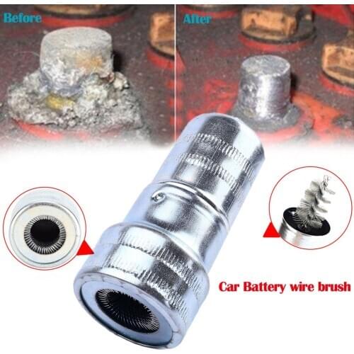 Car Wash Cleaning Car Cleaning Battery Post Terminal Cable Cleaner Dirt Corrosion Brush Hand Tool nettoyage voiture