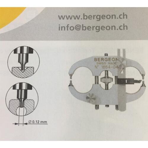 Bergeon 1884-04 Truing calipers.Small model with parallel opening Compases de ocho.Modelo grande con abetura paralela watch tool