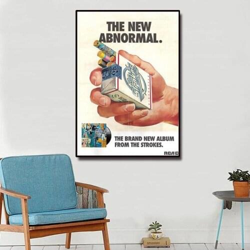 Modern Box of Cigarettes Abstract Canvas Painting Art Print Pictures and Retro Smoking Living Room Wall Home Decoration