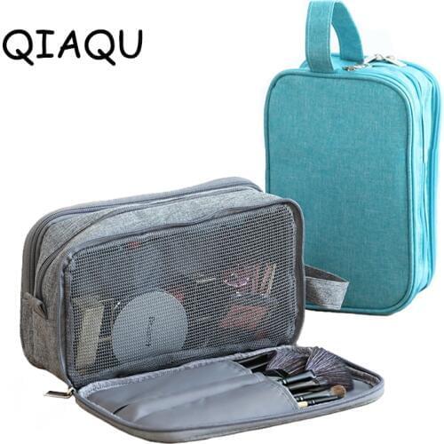 Travel Cosmetic Storage Bag Portable Toiletry Bag Organizer Hanging Bag Makeup Storage Traveling Bathroom Accessories Wash Pouch
