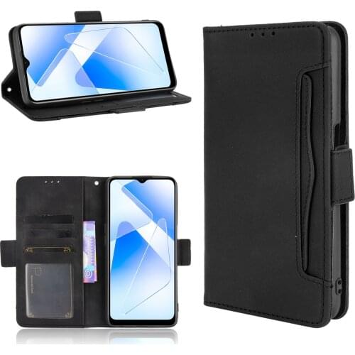 For Oppo A55 5G Case 6.52" Multi-function card slot Leather Book Flip Design Wallet Cover For Oppo A55 5G PEMM00 PEMM20 Case