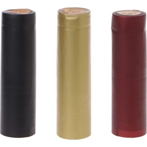 10Pcs Wine Bottle Heat Shrink Capsules Homebrew Top Cap Loose Line Peeling Easy