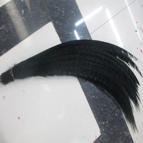 10 pcs/lot 32-40 inch/80-100 cm black Lady Amherst Pheasant feather for Home Decoration,Wedding Party Decoration