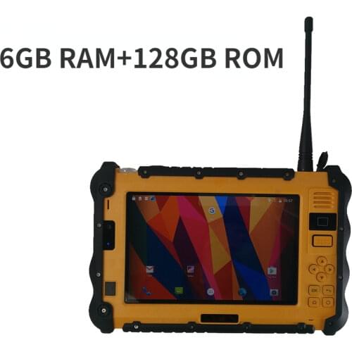 2021 original P2 Rugged Android Tablet PC Industrial Waterproof DMR UHF PTT Walkie talkie Radio 7" 4GB RAM Dual Sim GPS 4G LTE