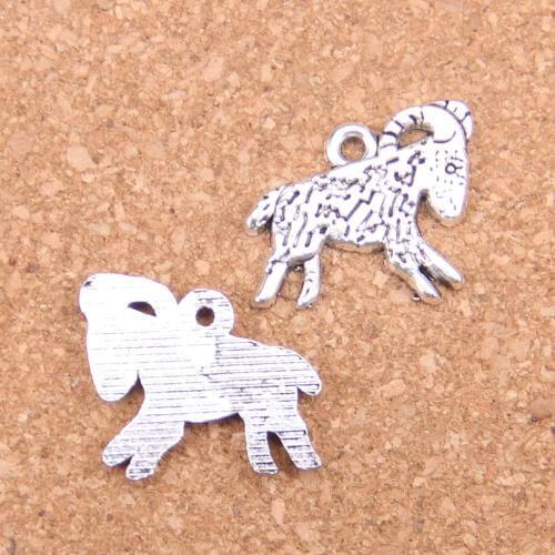 54pcs Charms goat sheep 21x19mm Antique Pendants,Vintage Tibetan Silver Jewelry,DIY for bracelet necklace